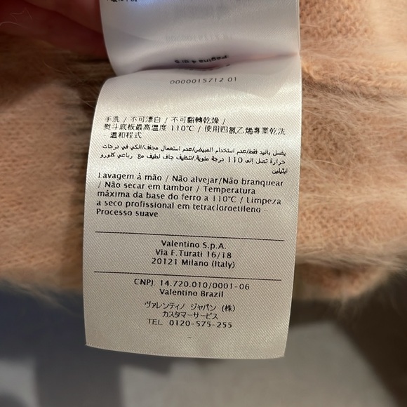 NEW Red Valentino Red Ladies Wool Blend Crewneck Sweater XS - Picture 11 of 11